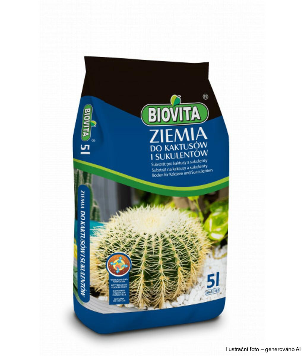 Substrát pro kaktusy a sukulenty BIOVITA 5L