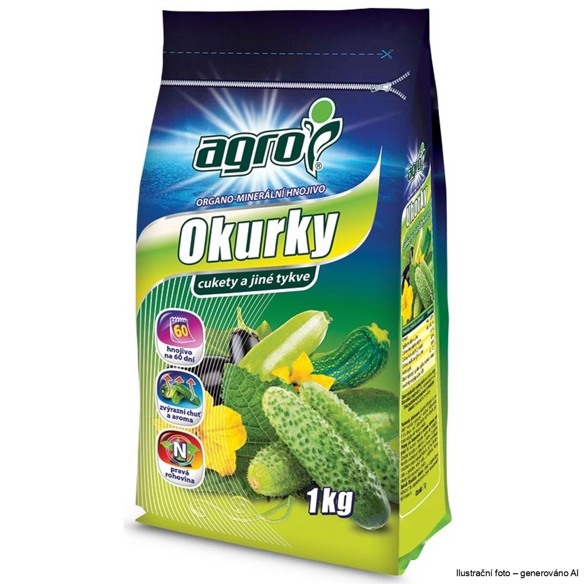 Minerální hnojivo na okurky, cukety a jiné tykve Agro 1kg