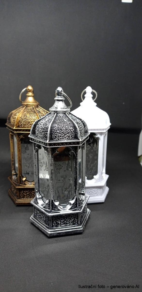 Lucernička s LED osvětlením ISTANBUL - VÁNOČNÍ MOTIV MIX