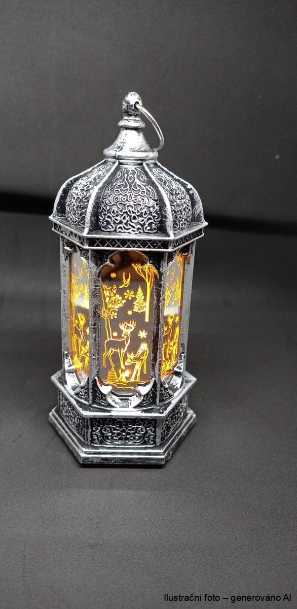 Lucernička s LED osvětlením ISTANBUL - VÁNOČNÍ MOTIV MIX