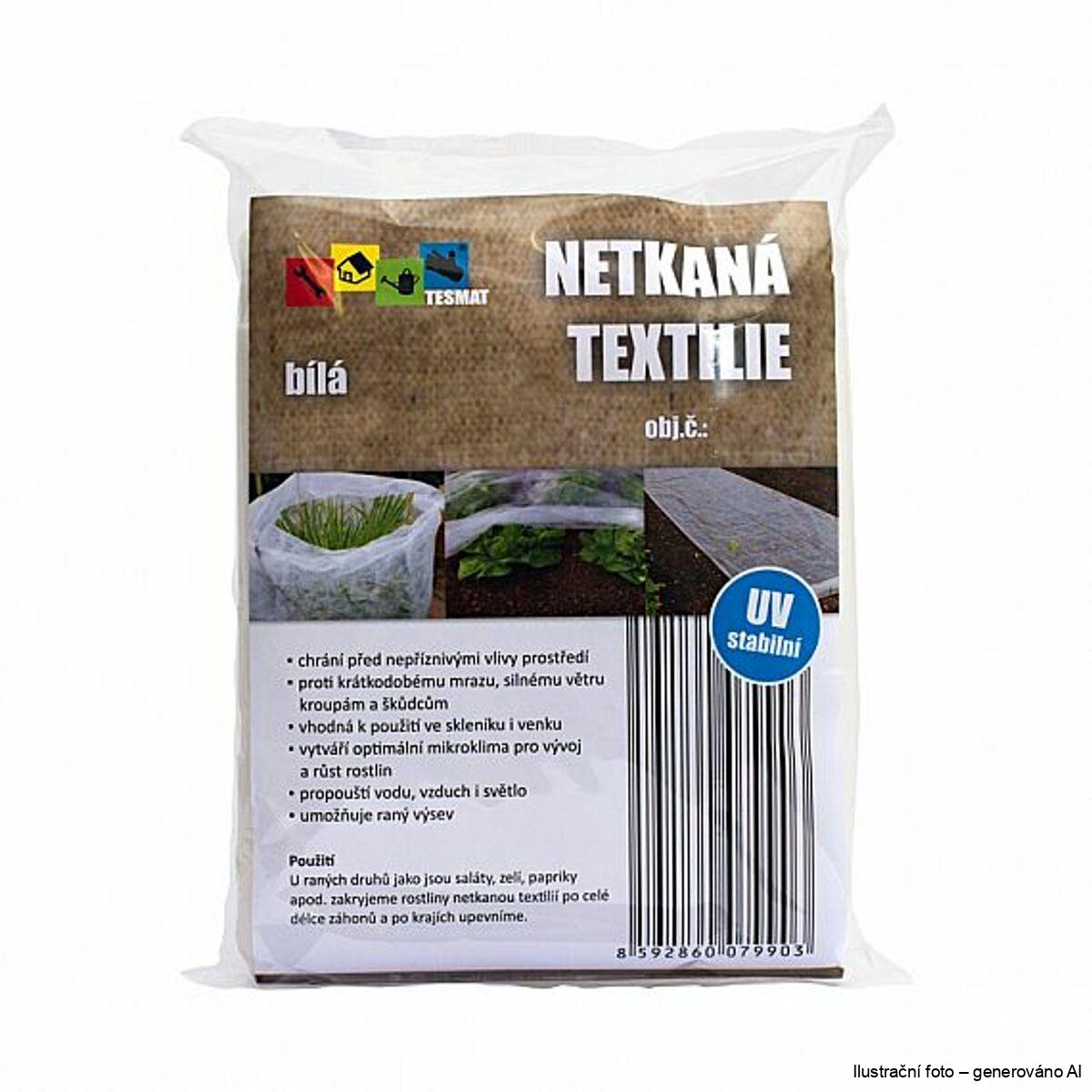 Krycí Netkaná textilie - bílá 3,2x10m gramáž 17 g /m2