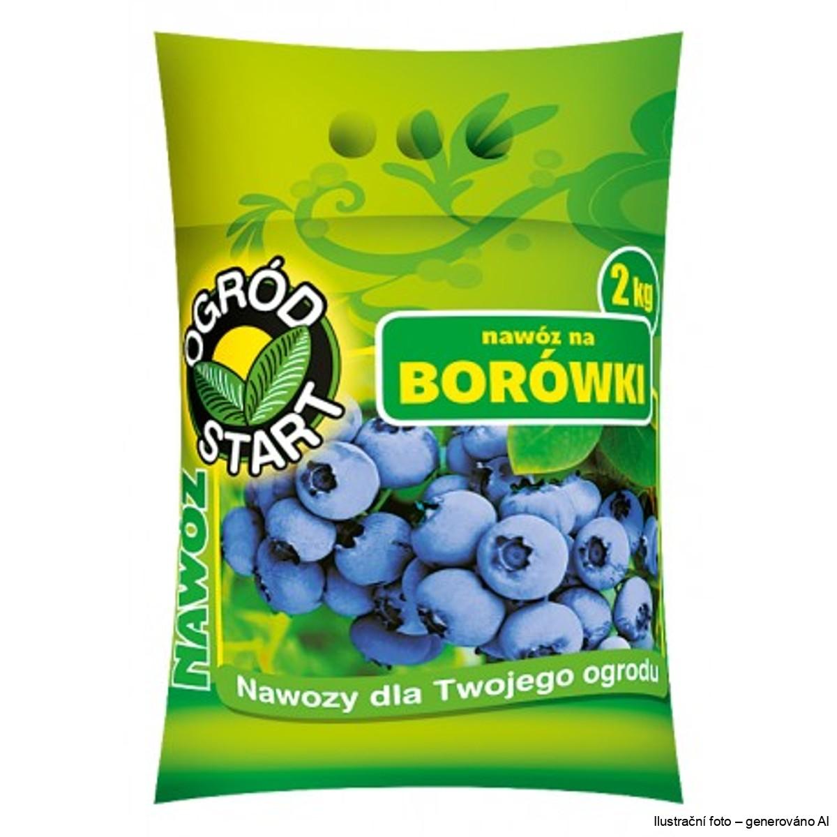 Hnojivo na borůvky granulované 2 kg