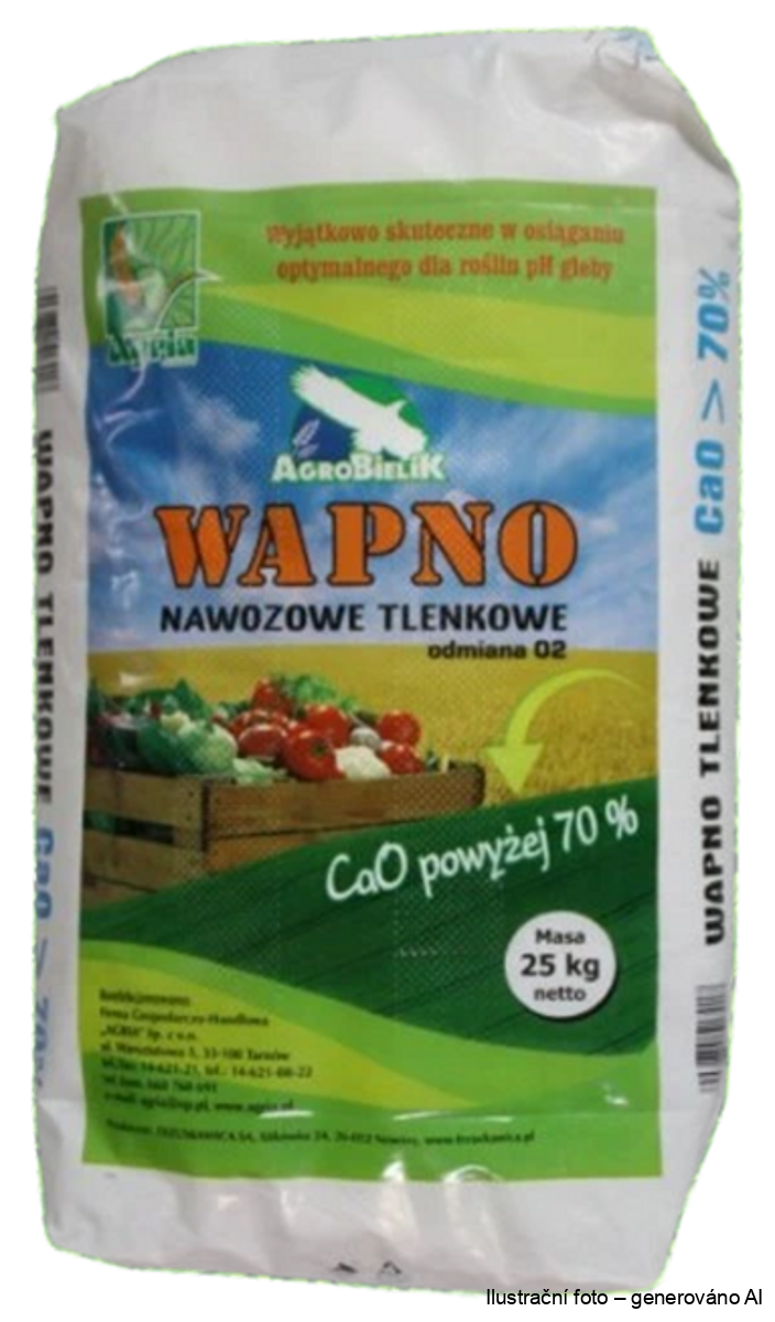 Univerzální zahradnické vápno na záhon + trávník - 25kg