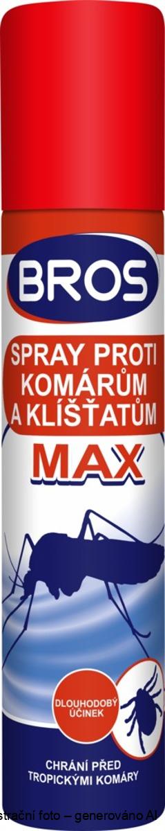 Bros Max sprej proti komárům a klíšťatům 90 ml