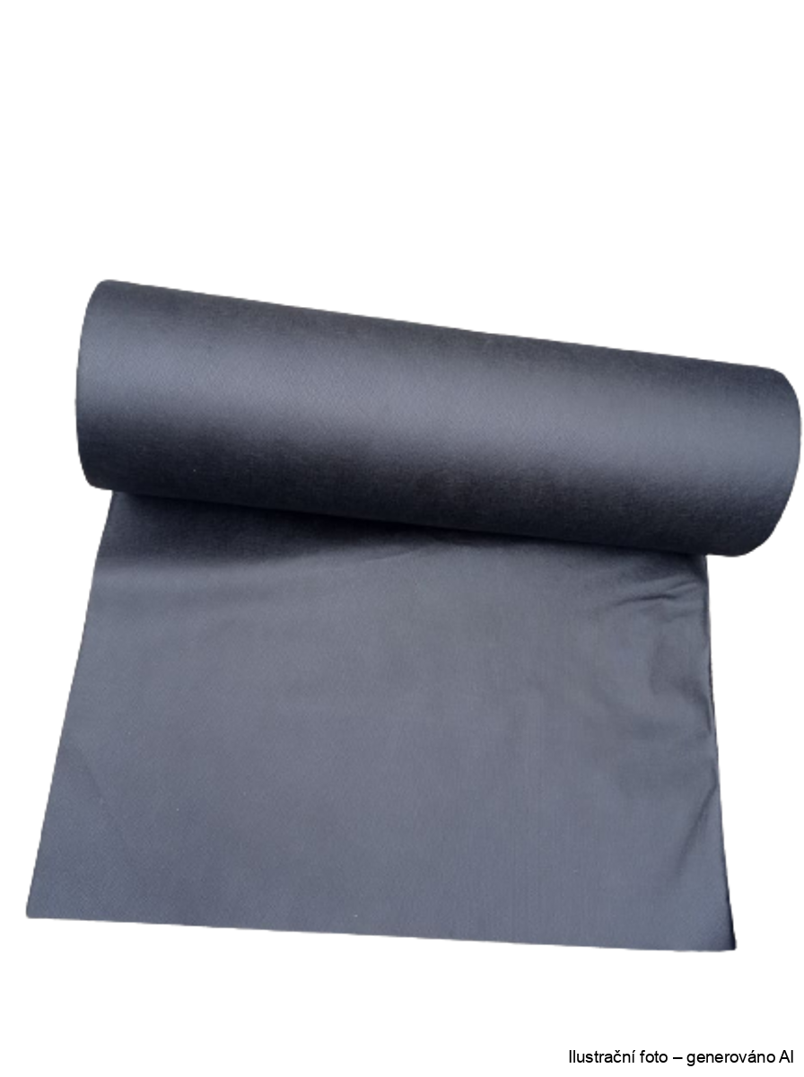 Netkaná textilie 3,2x10m gramáž 50 g /m2 černá