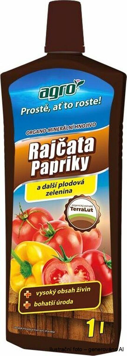 Organo-minerální kapalné hnojivo na rajčata, papriky a okurky AGRO 1L