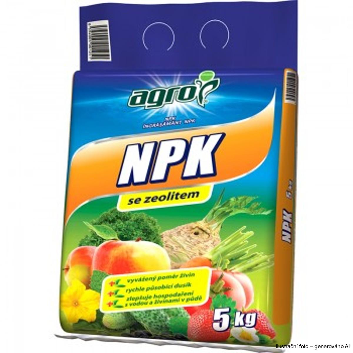 Hnojivo Agro NPK se zeolitem 5 kg