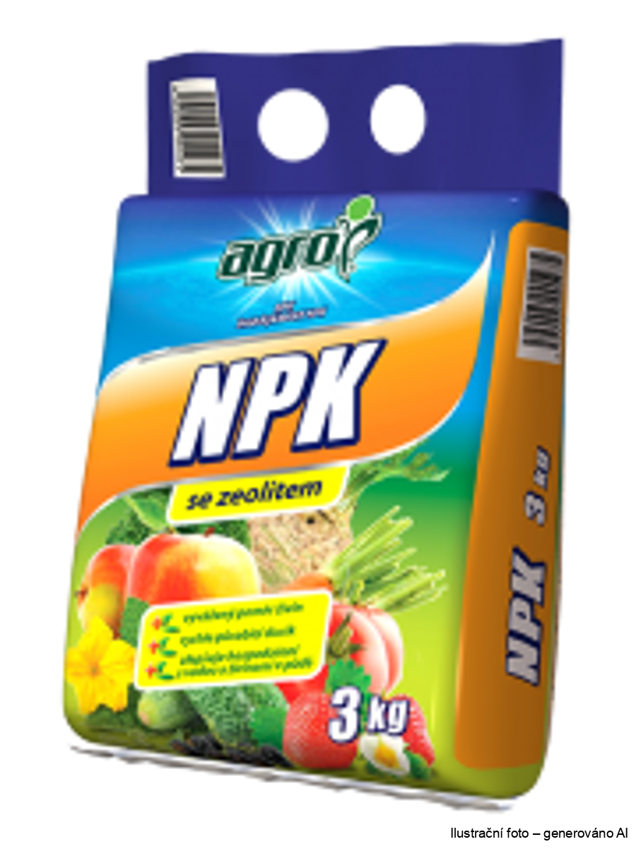 Hnojivo Agro NPK se zeolitem 3 kg