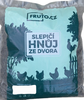 Slepičí hnůj ze dvora - 50kg