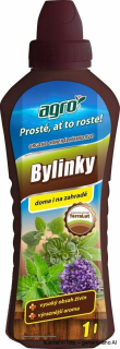 Organo-minerální kapalné hnojivo na bylinky AGRO 1L