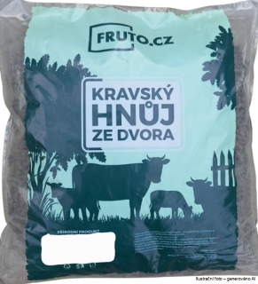 Kravský hnůj ze dvora - 10kg